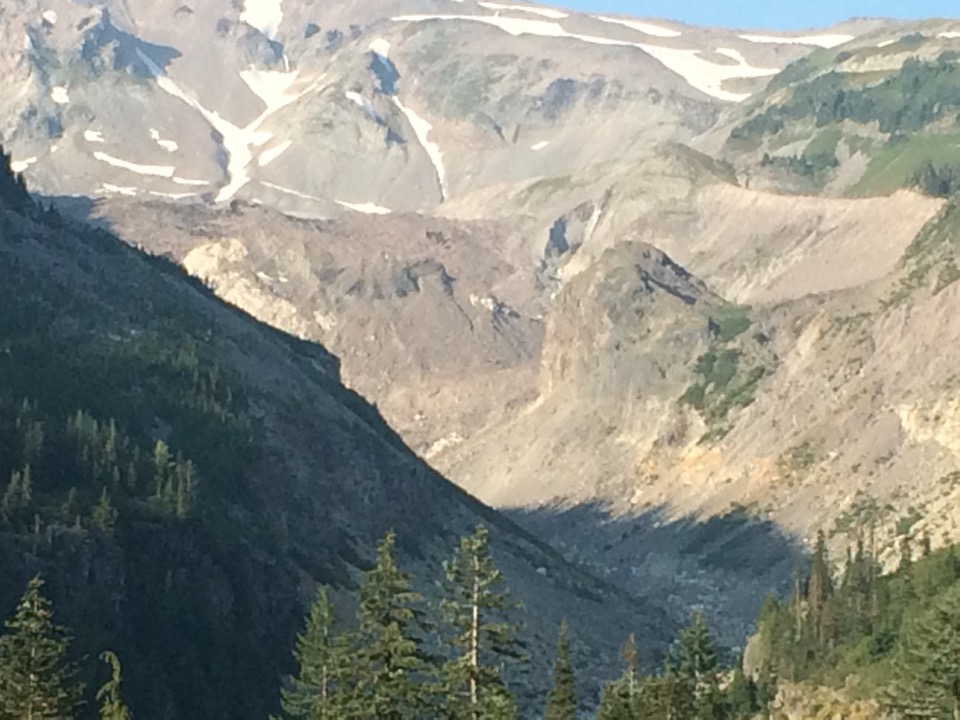 Closeup of glacial scouring...