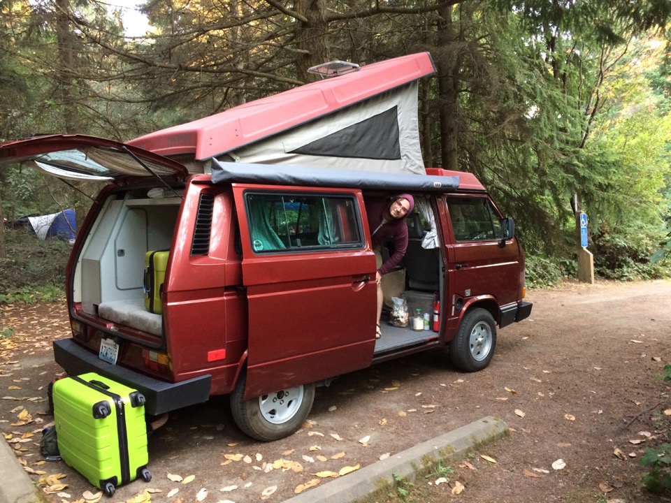 We got the last site at Dungeness County Park!