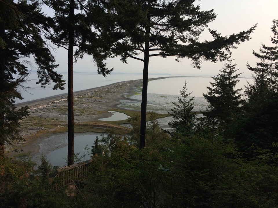 In the Dungeness National Wildlife Refuge.