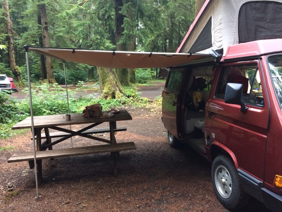 Camping near La Push.